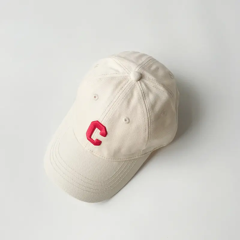 Gray C-Logo Kids Peak Cap Spring Autumn - Image 4