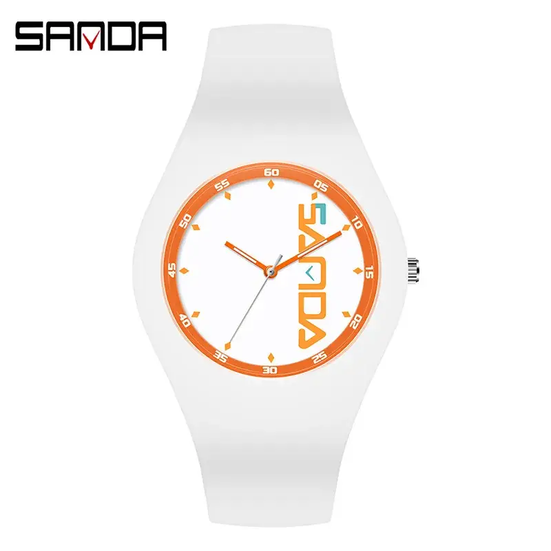 Sanda Men's Women's Quartz Electronic Watch with Silicone Strap - Image 26