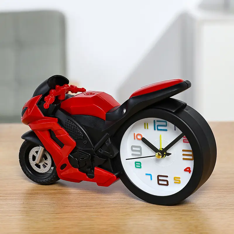 Racing Motorcycle Alarm Clock for Kids - Image 3