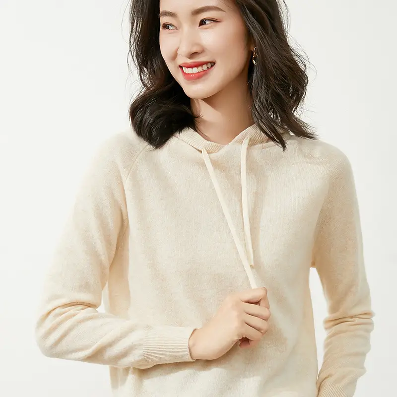 Green Hooded Sweatshirt for Women Long Sleeve - Image 5