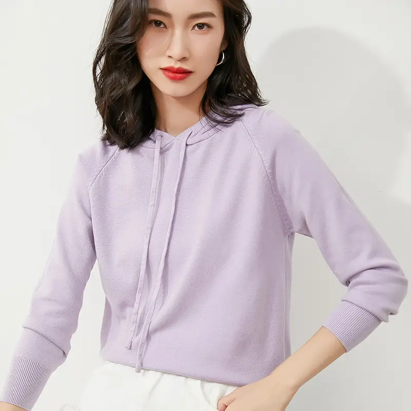 Green Hooded Sweatshirt for Women Long Sleeve - Image 8