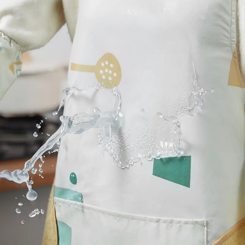 Women's Kitchen Apron Waterproof Oil Proof Lengthened Work - Image 6