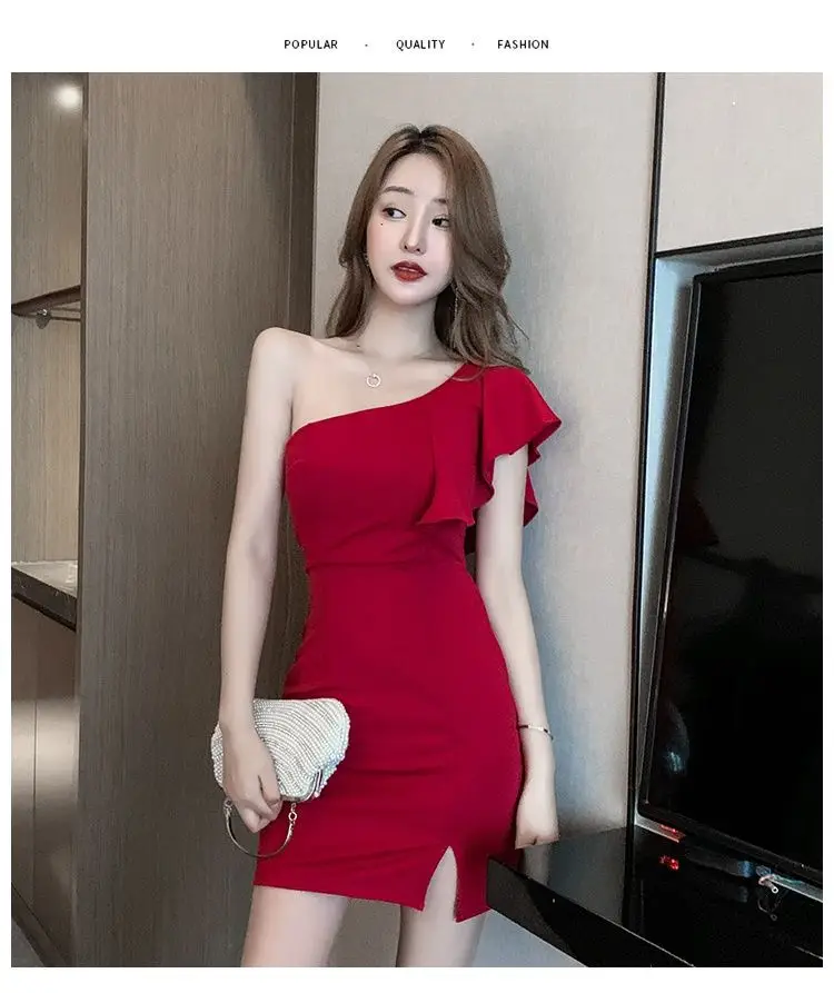 One Shoulder Black Mini Dress for Women 2026 — feature 12