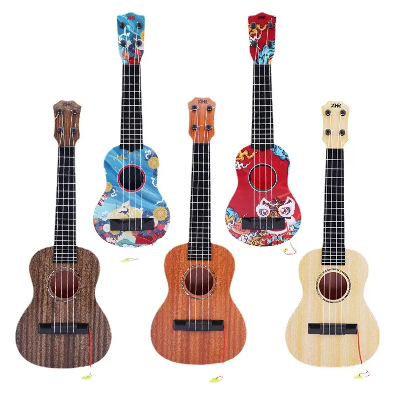 Children Ukulele Toy Guitar Wooden Small for Kids - Image 32