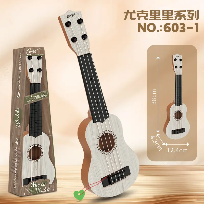 Children Ukulele Toy Guitar Wooden Small for Kids - Image 28