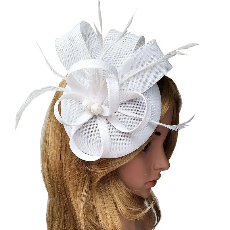 Pink Feather Hair Accessories for Women Party Headdress - Image 18