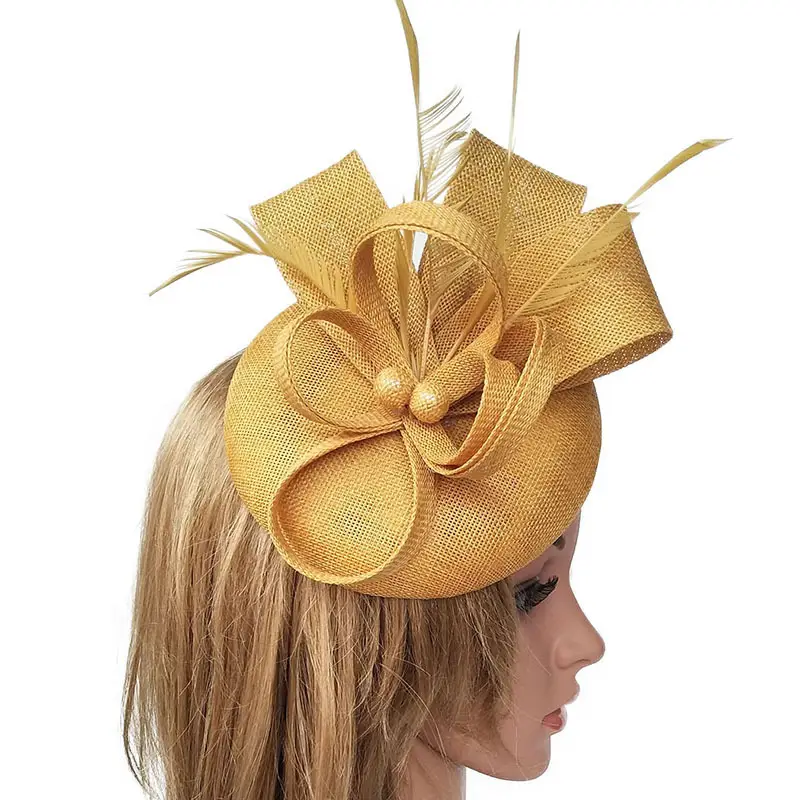 Pink Feather Hair Accessories for Women Party Headdress - Image 19