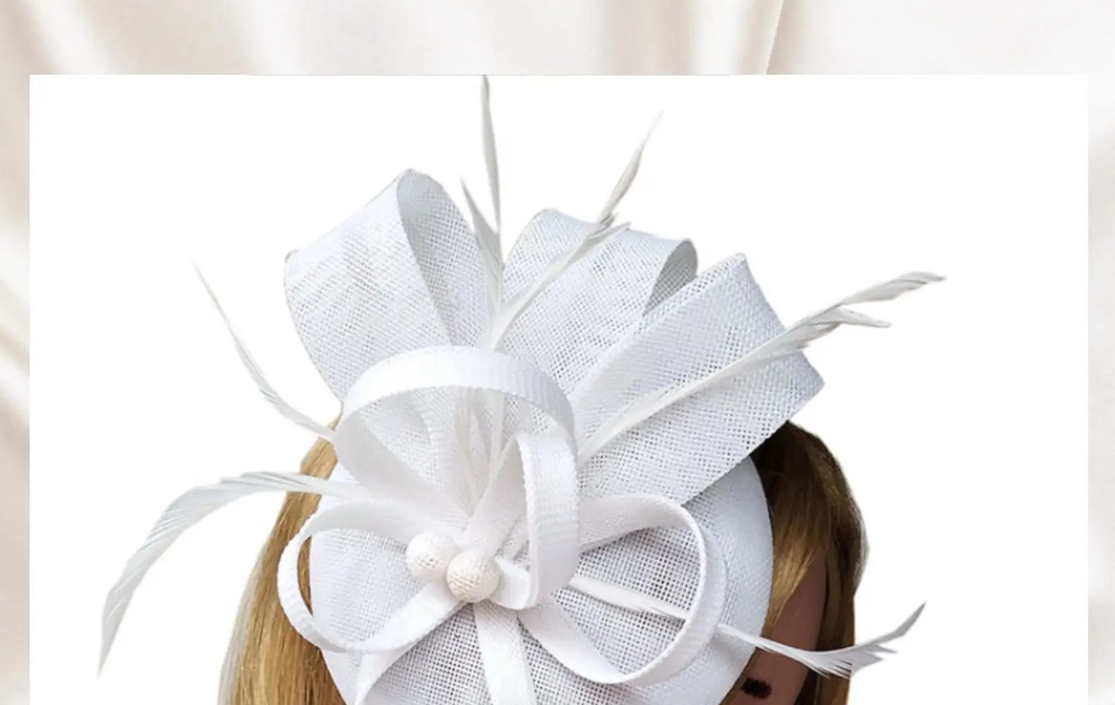 Pink Feather Hair Accessories for Women Party Headdress — feature 1