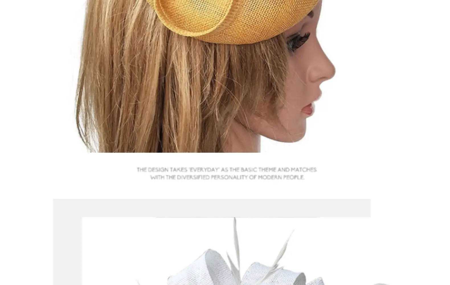 Pink Feather Hair Accessories for Women Party Headdress — feature 10