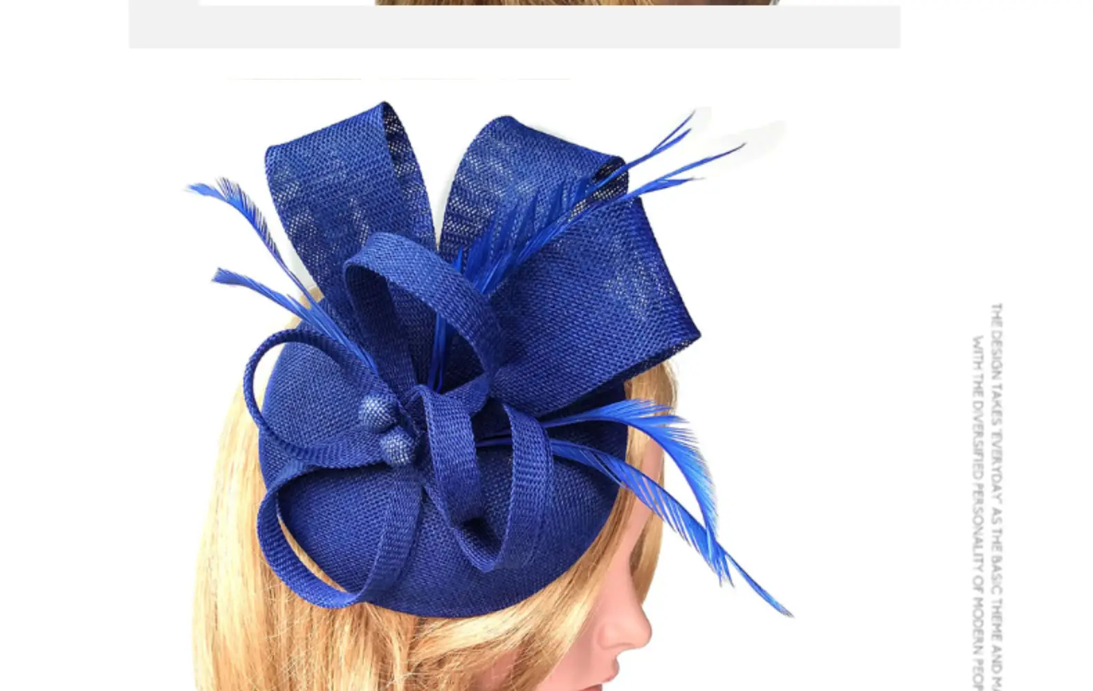 Pink Feather Hair Accessories for Women Party Headdress — feature 12
