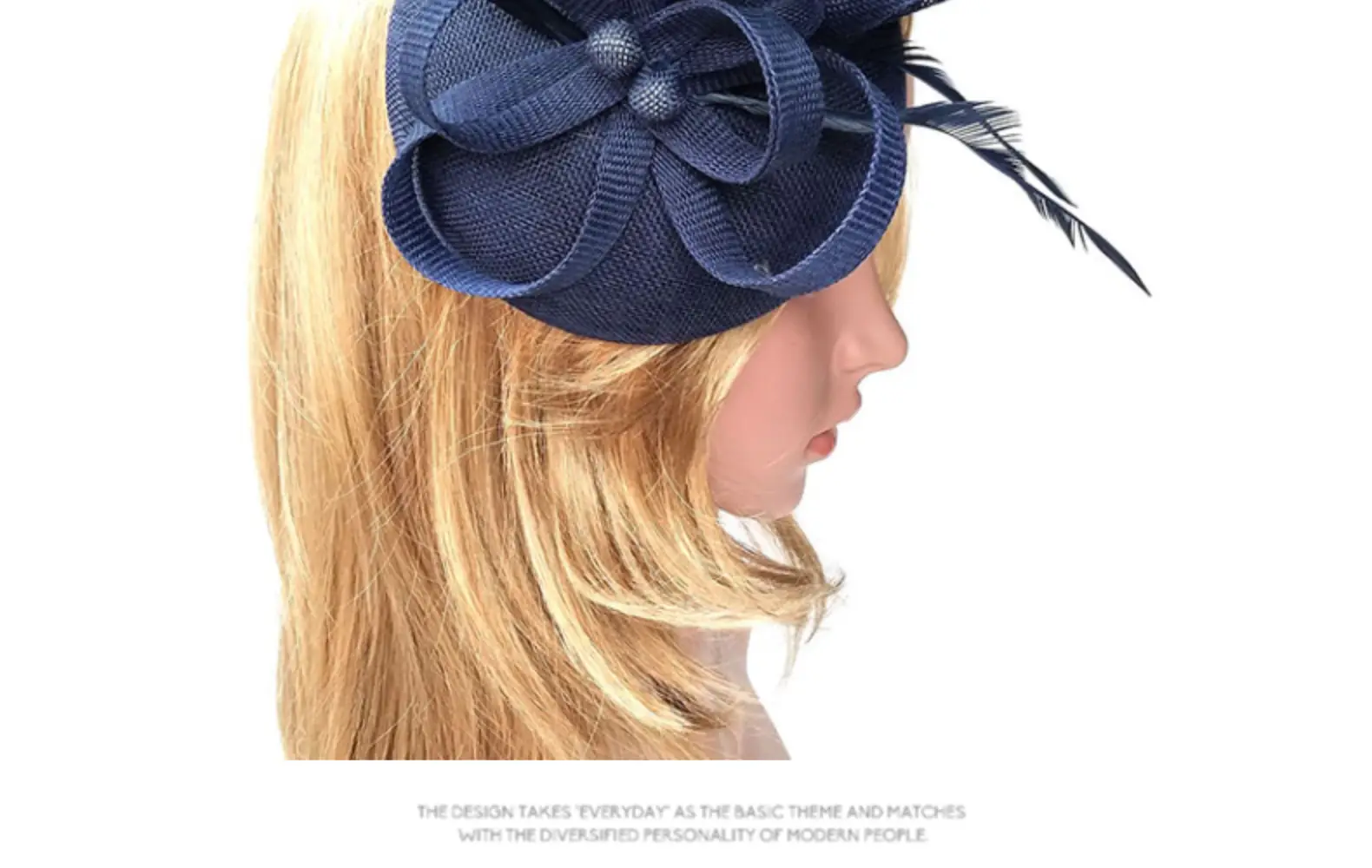 Pink Feather Hair Accessories for Women Party Headdress — feature 14