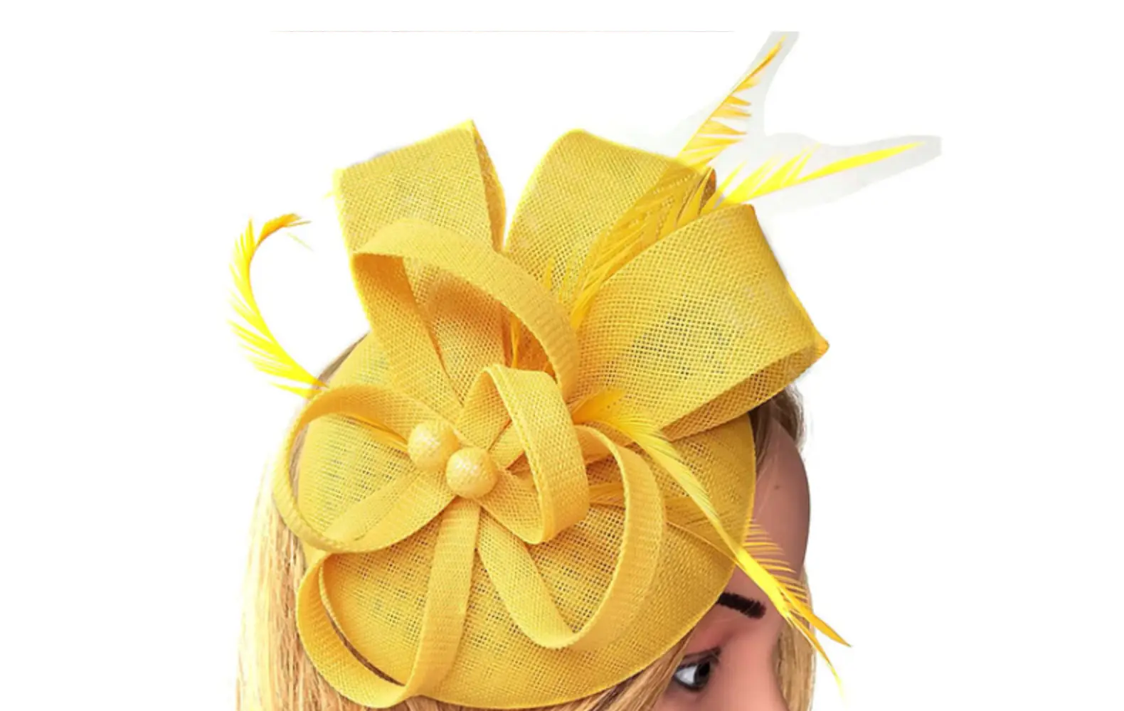 Pink Feather Hair Accessories for Women Party Headdress — feature 22