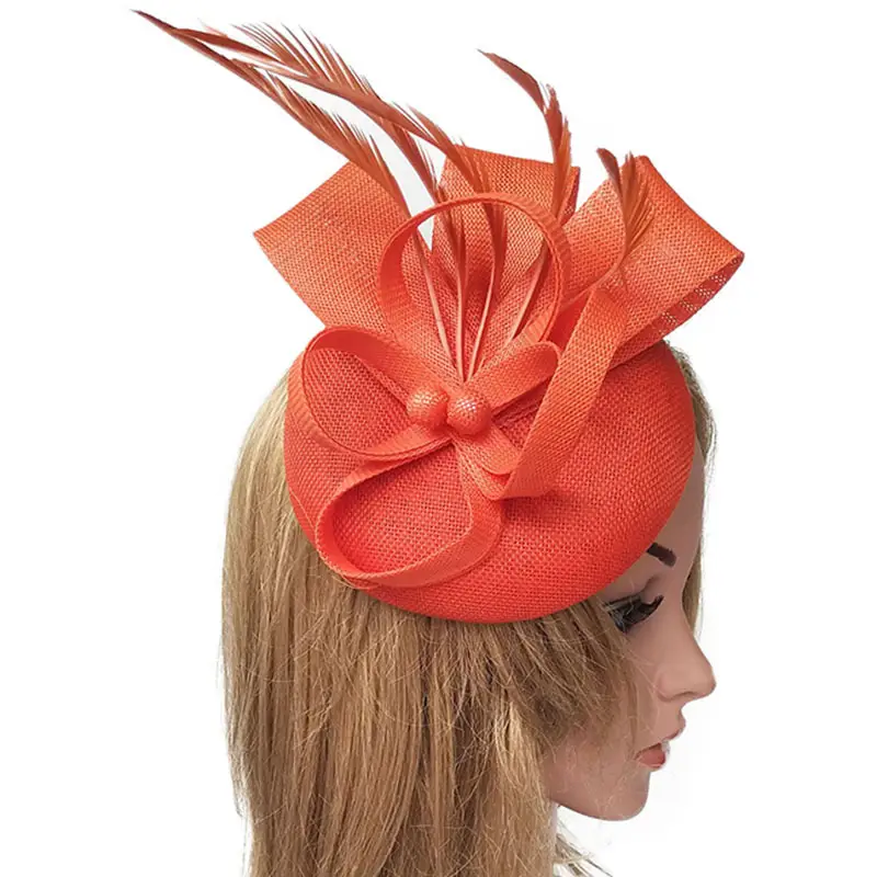 Pink Feather Hair Accessories for Women Party Headdress - Image 12