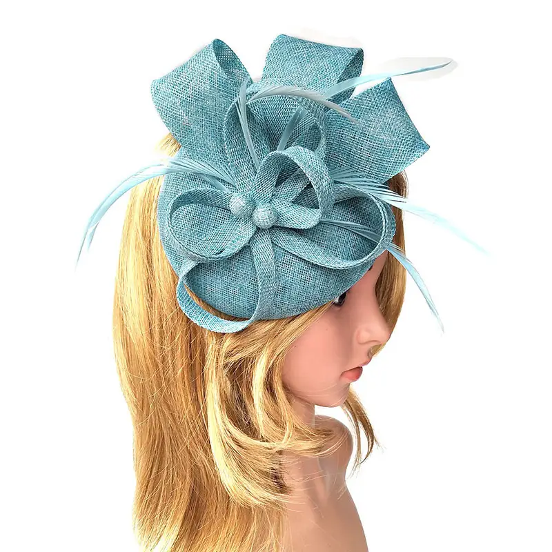 Pink Feather Hair Accessories for Women Party Headdress - Image 15
