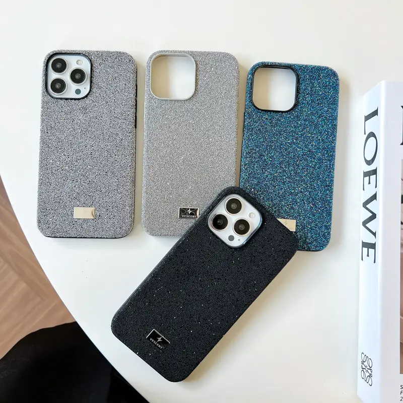 Sparkling Diamond Encrusted Apple 13 Pro Max Phone Case - Image 6