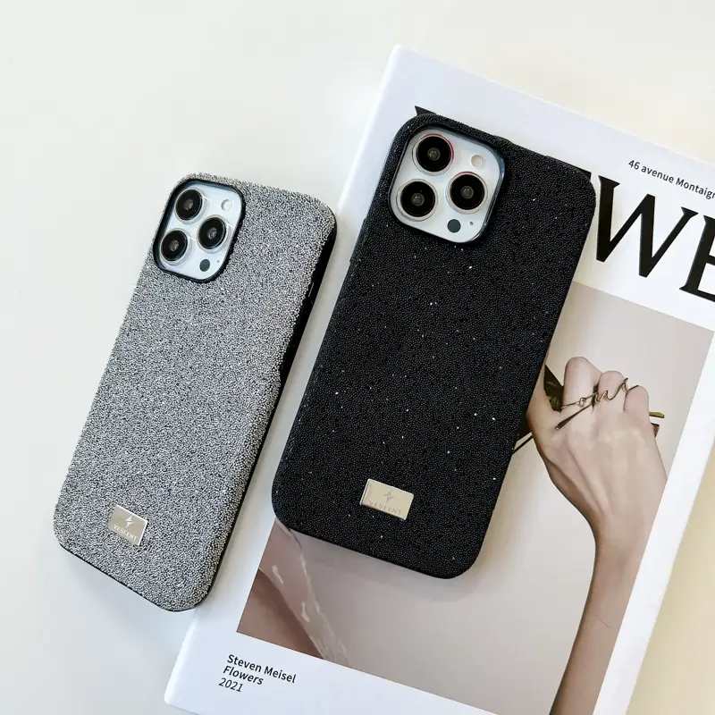 Sparkling Diamond Encrusted Apple 13 Pro Max Phone Case - Image 7