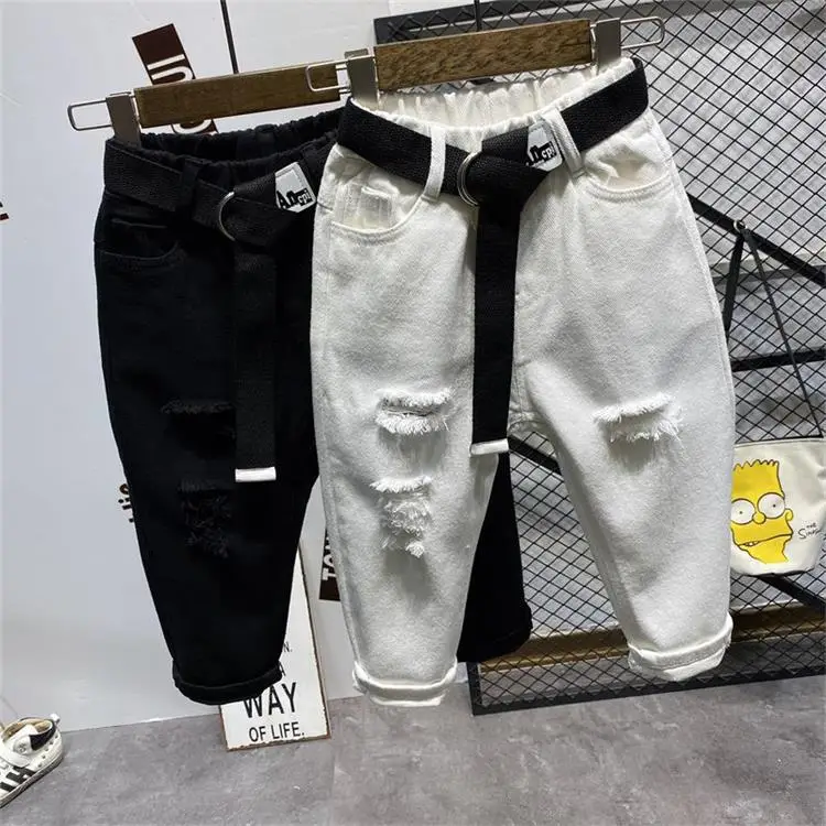 Kids Denim Trousers Black Hole Spring 2024