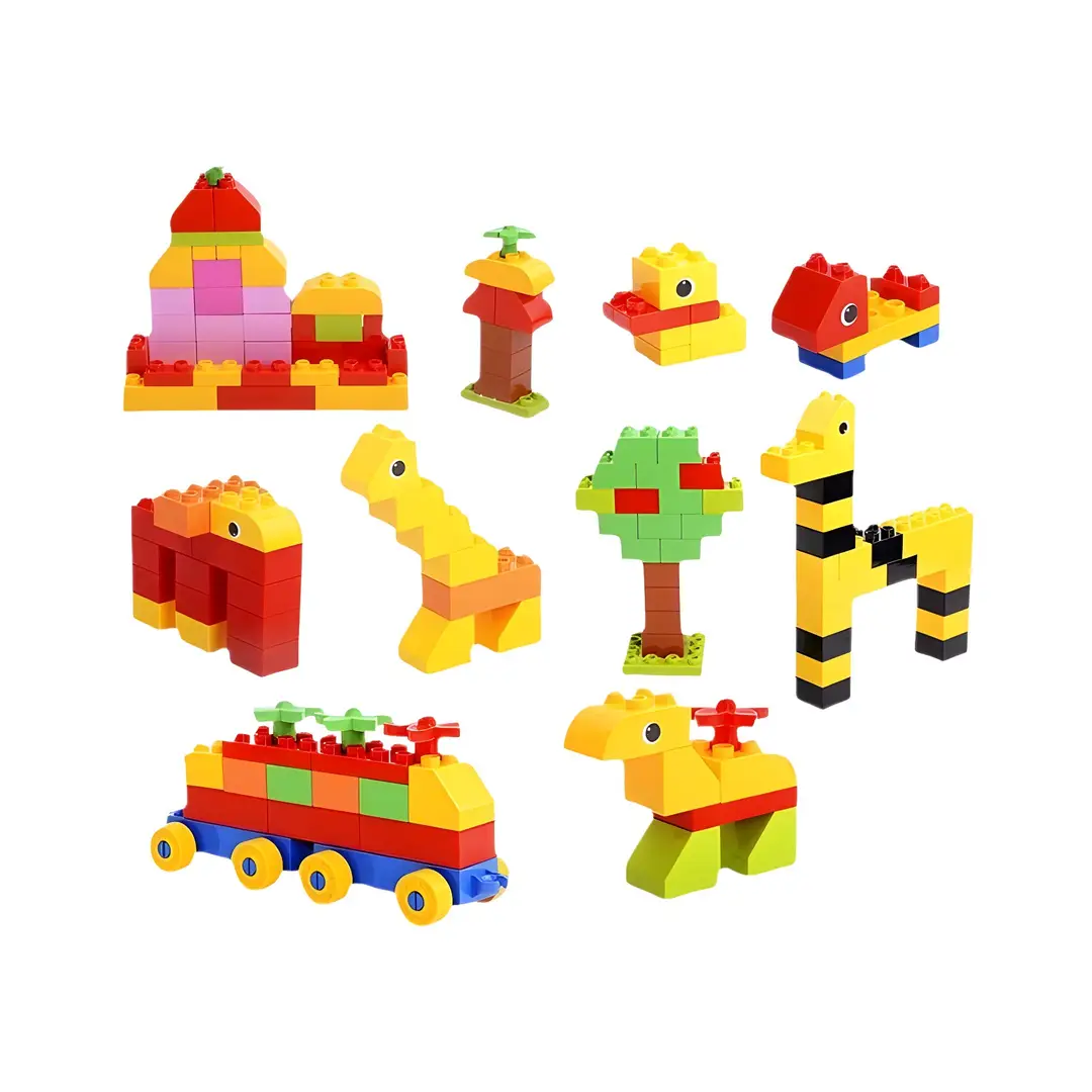 Compatible with Lego Assembled Block Particles Variety Slide Assembled Combination Ball Track Educational Children's Toys Wholesale