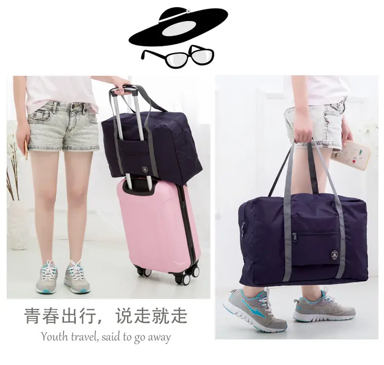 Customized Storage Bags, Travel Bags, Cross-Border Foreign Trade Airplane Bags, Foldable Bags, Shoulder and Hand-Held Maternity Bags — feature 6