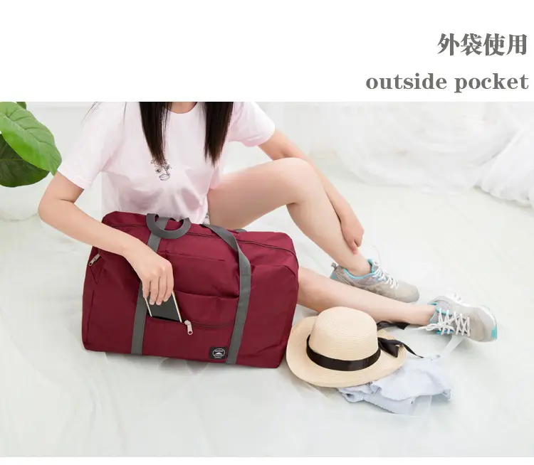 Customized Storage Bags, Travel Bags, Cross-Border Foreign Trade Airplane Bags, Foldable Bags, Shoulder and Hand-Held Maternity Bags — feature 8