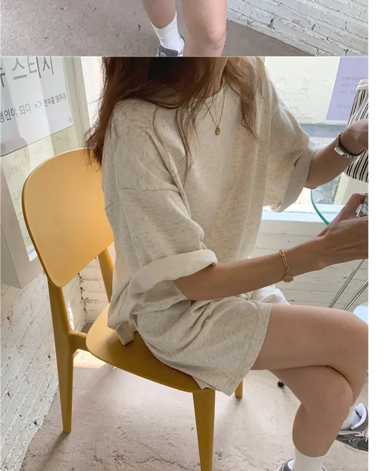 Women Cotton Casual Shorts Set Black Summer Holiday — feature 10