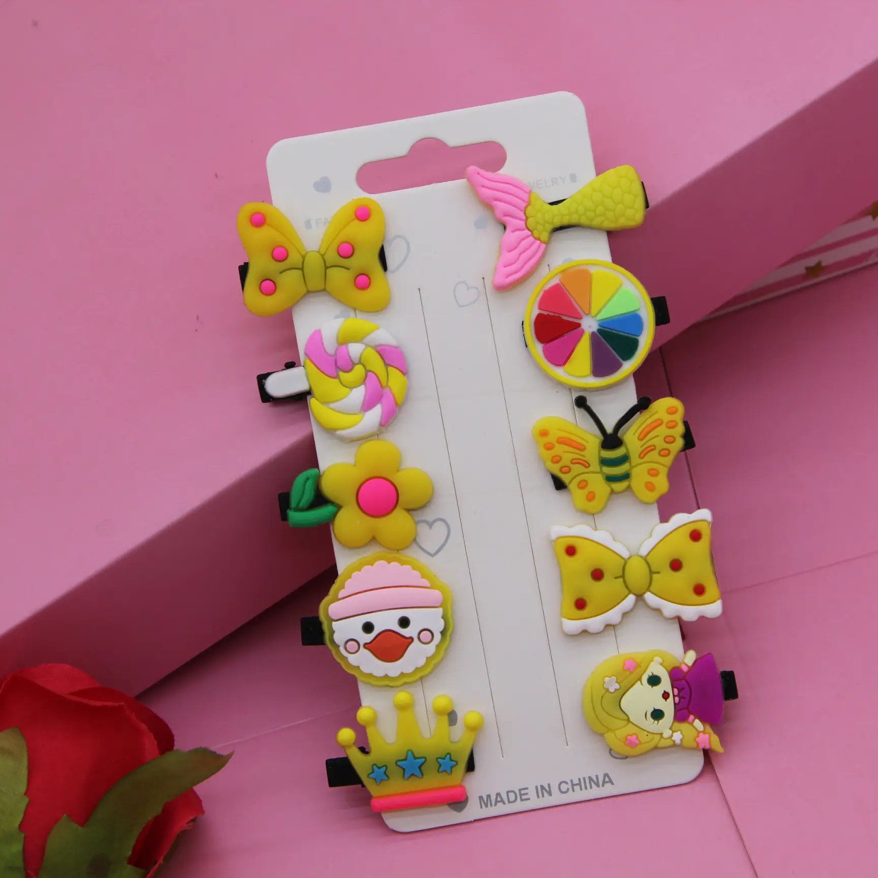 10-Piece Fruit Design Hairpins for Girls - Image 14