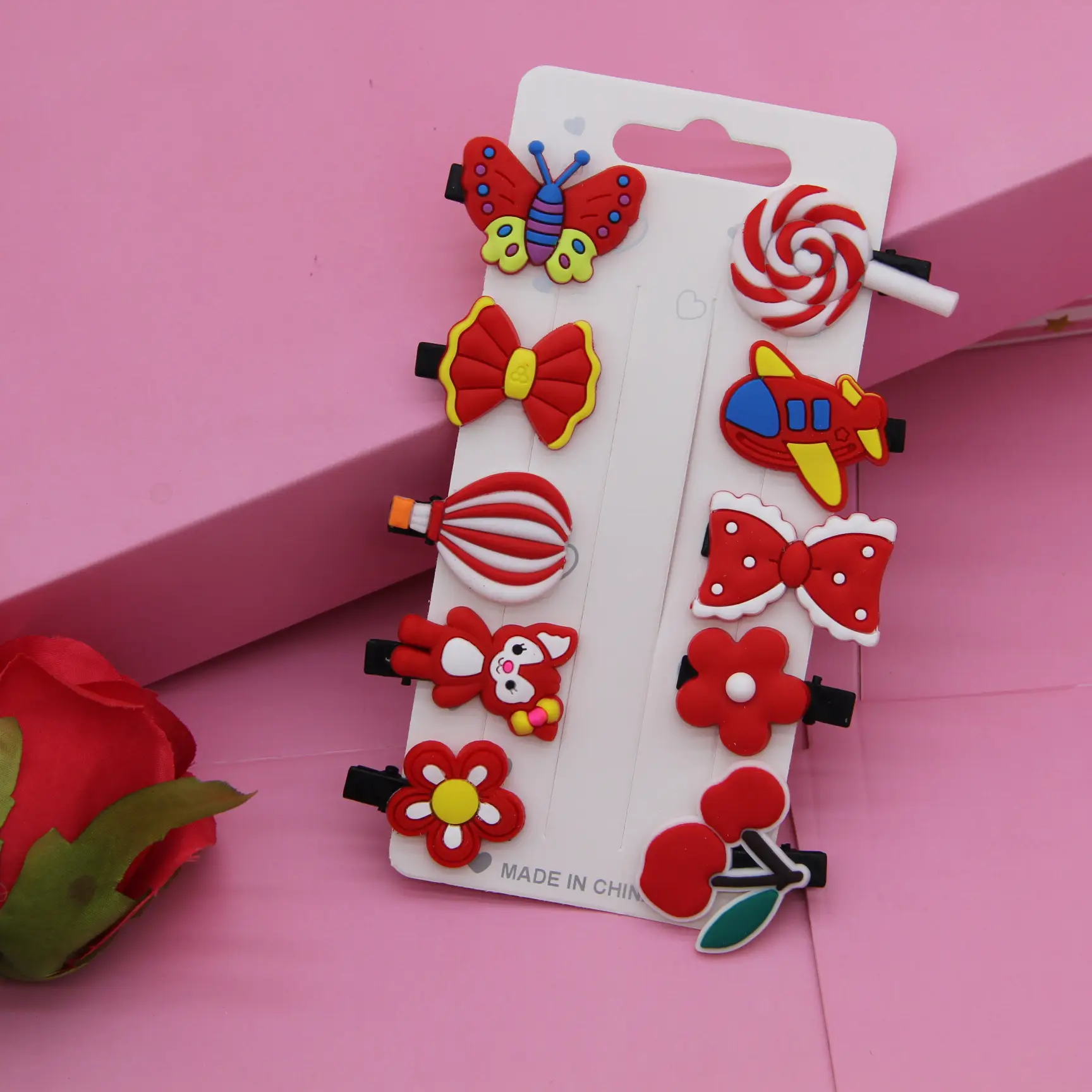 10-Piece Fruit Design Hairpins for Girls - Image 17