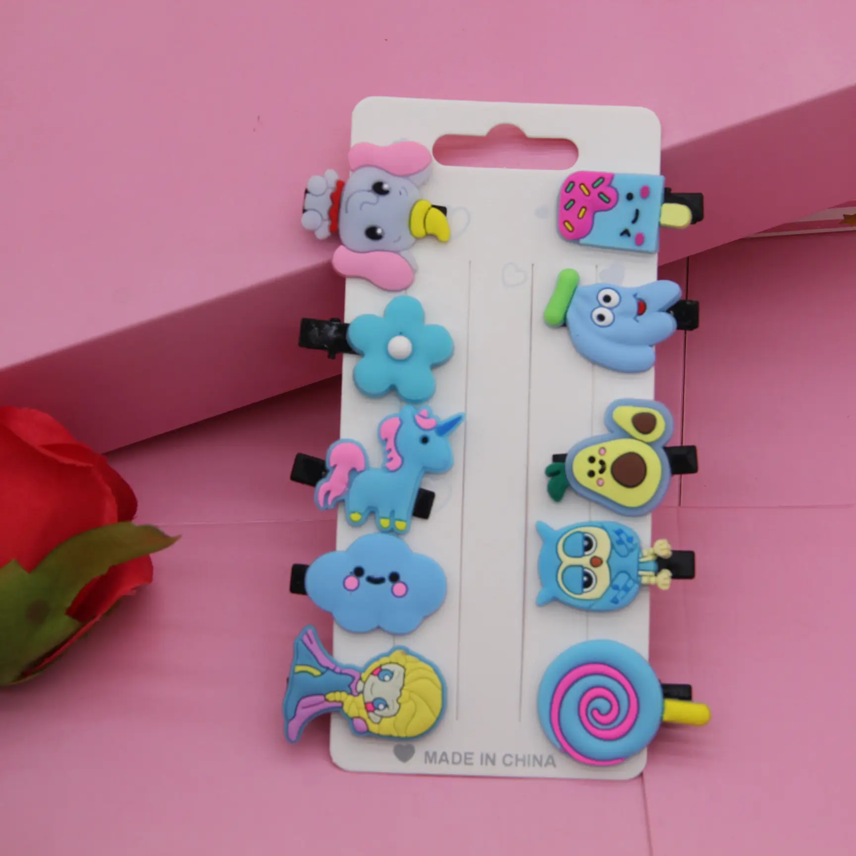 10-Piece Fruit Design Hairpins for Girls - Image 18