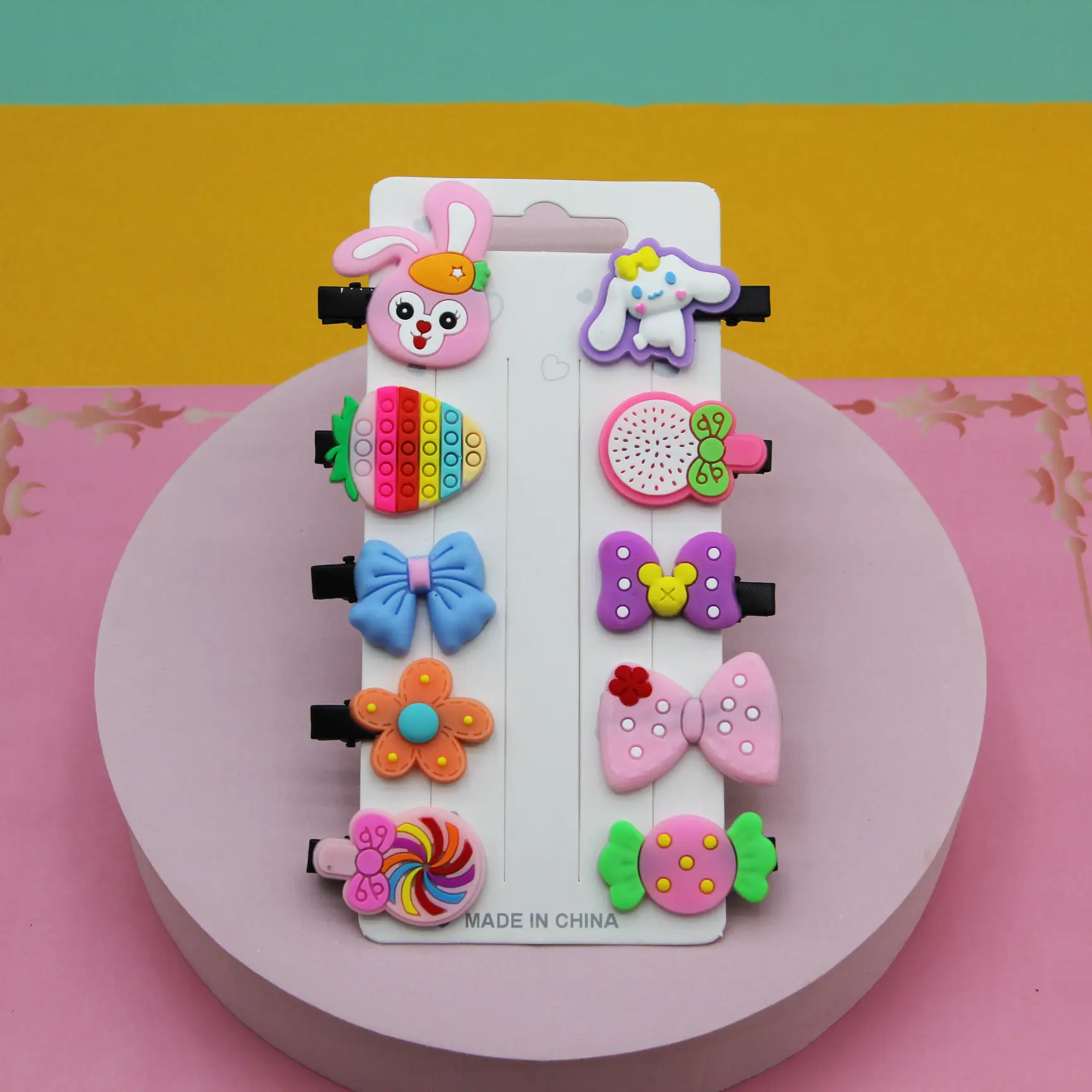 10-Piece Fruit Design Hairpins for Girls - Image 19