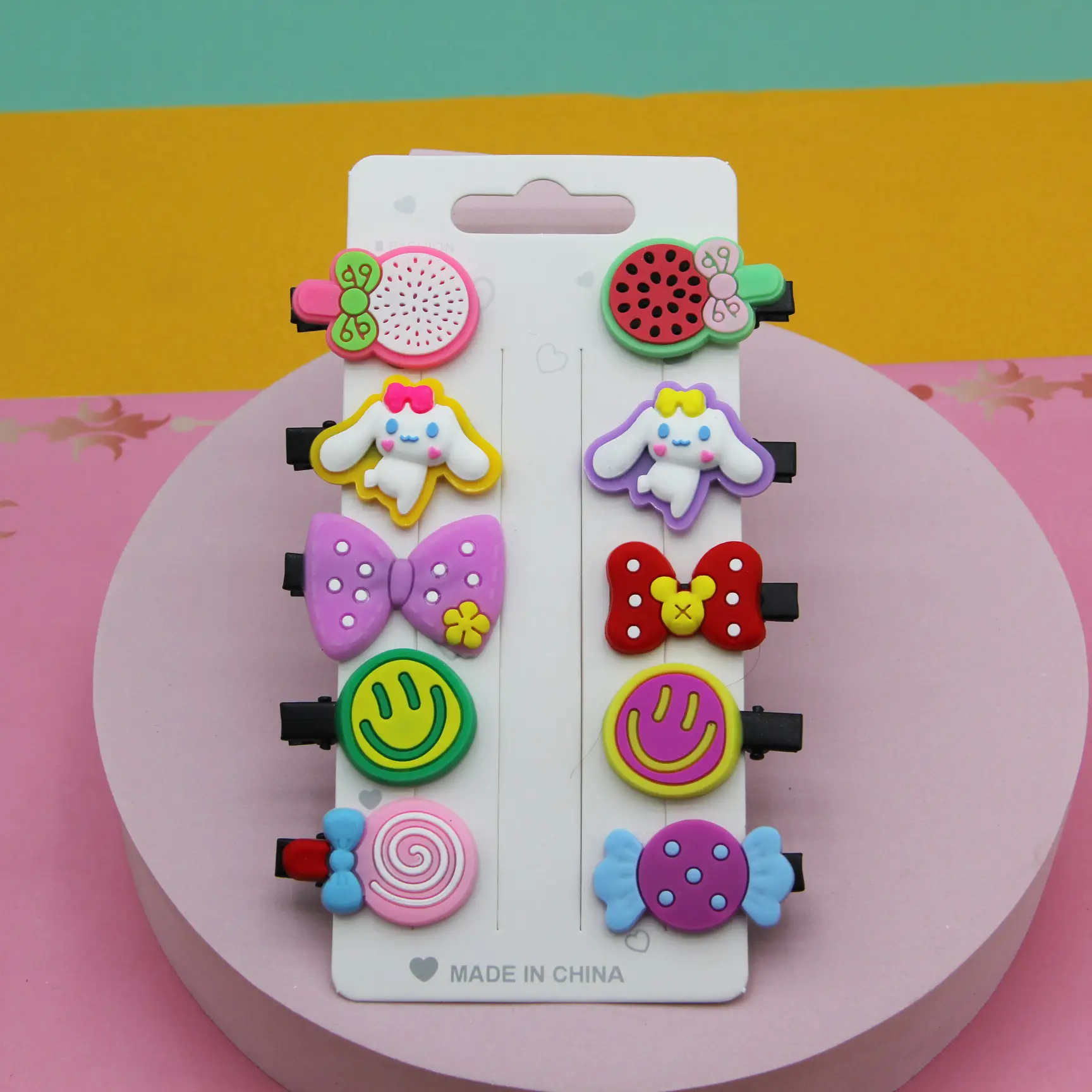 10-Piece Fruit Design Hairpins for Girls - Image 21
