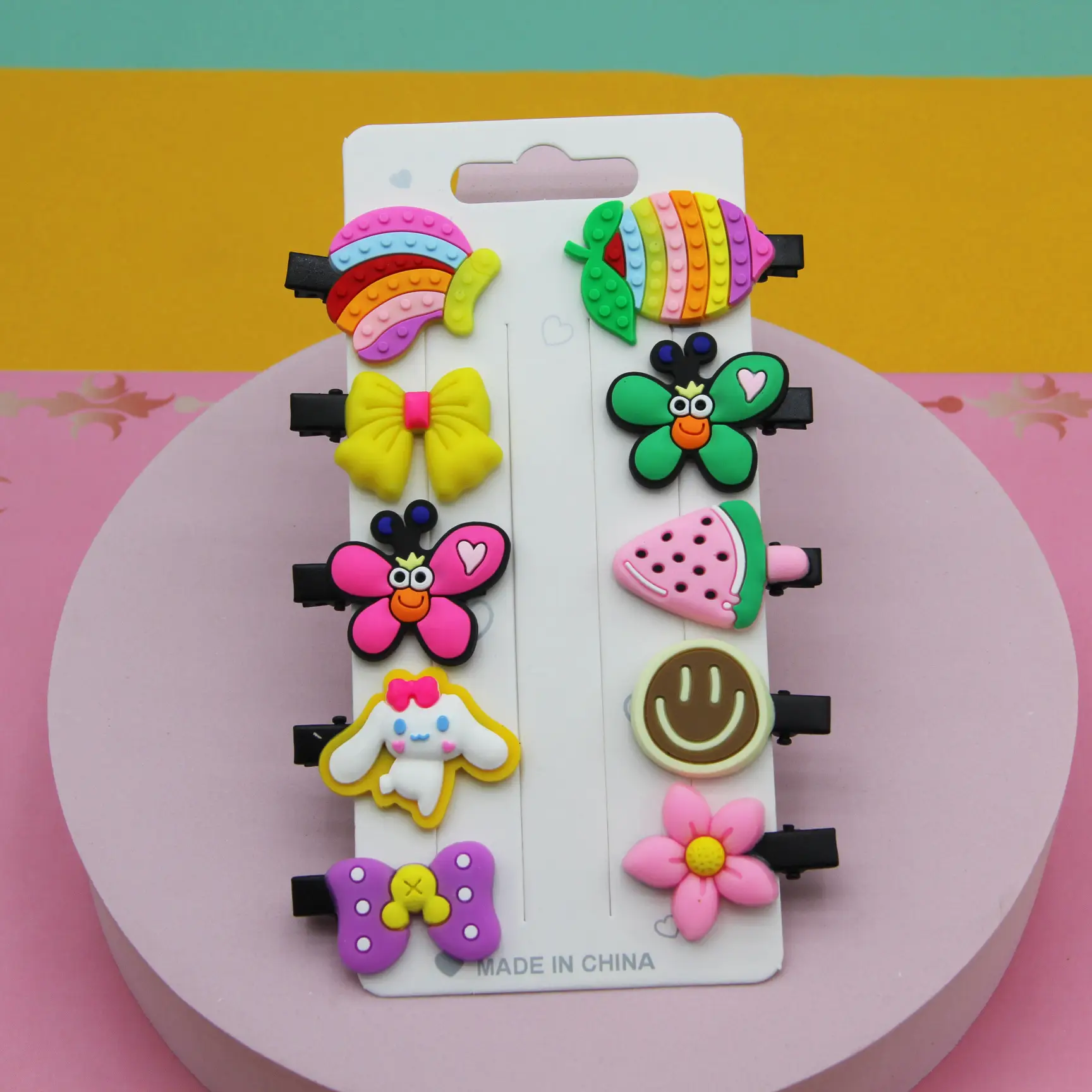 10-Piece Fruit Design Hairpins for Girls - Image 22