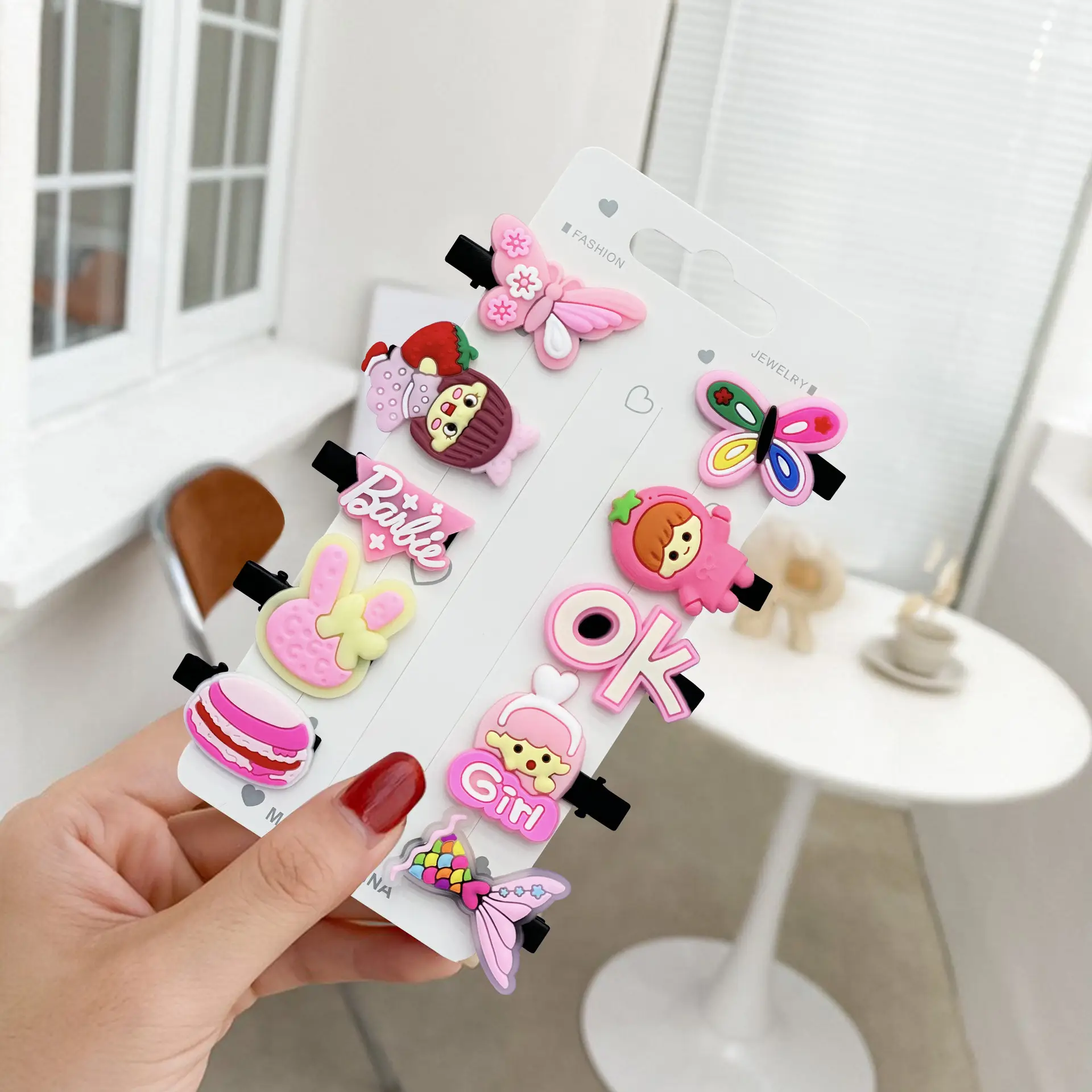 10-Piece Fruit Design Hairpins for Girls - Image 23