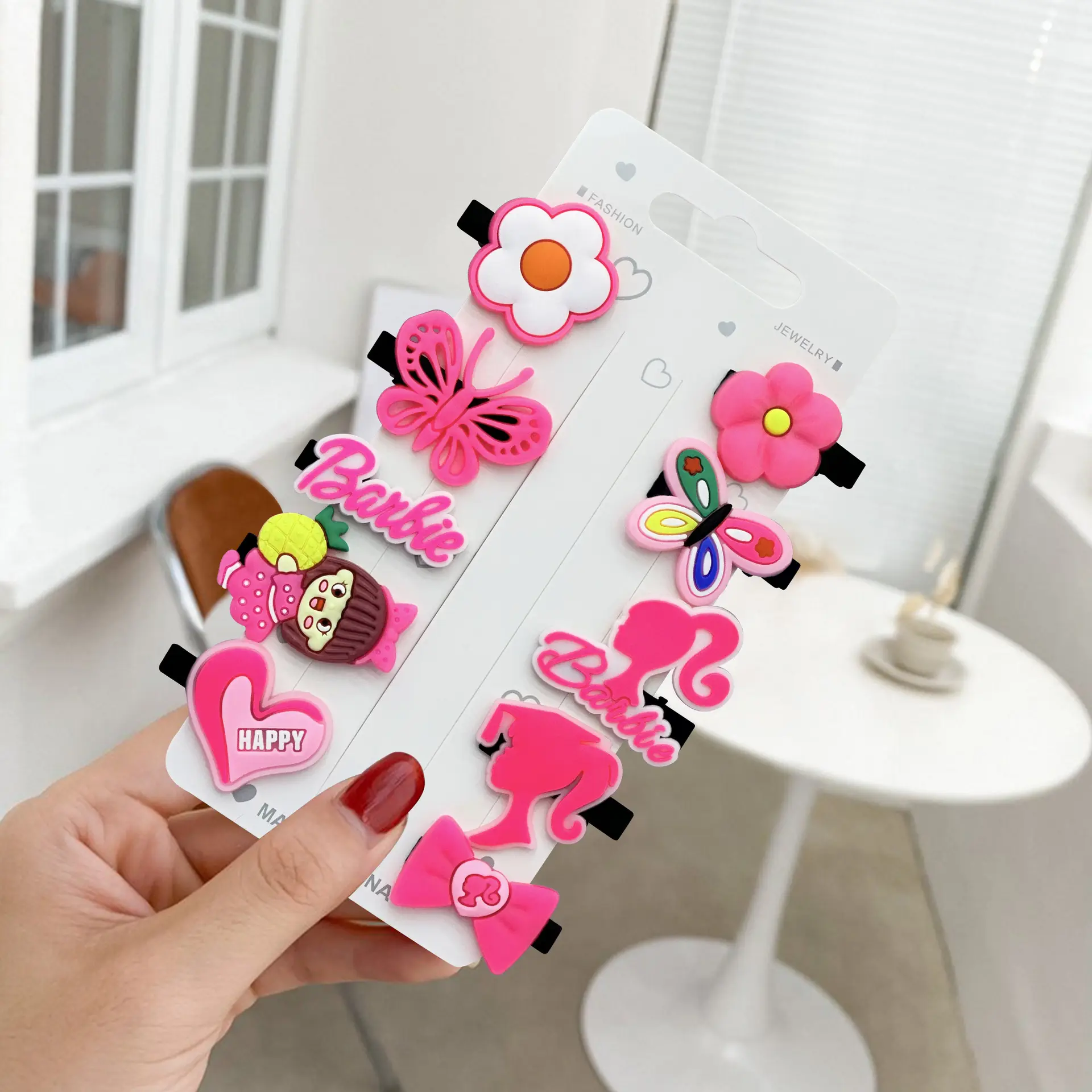 10-Piece Fruit Design Hairpins for Girls - Image 24