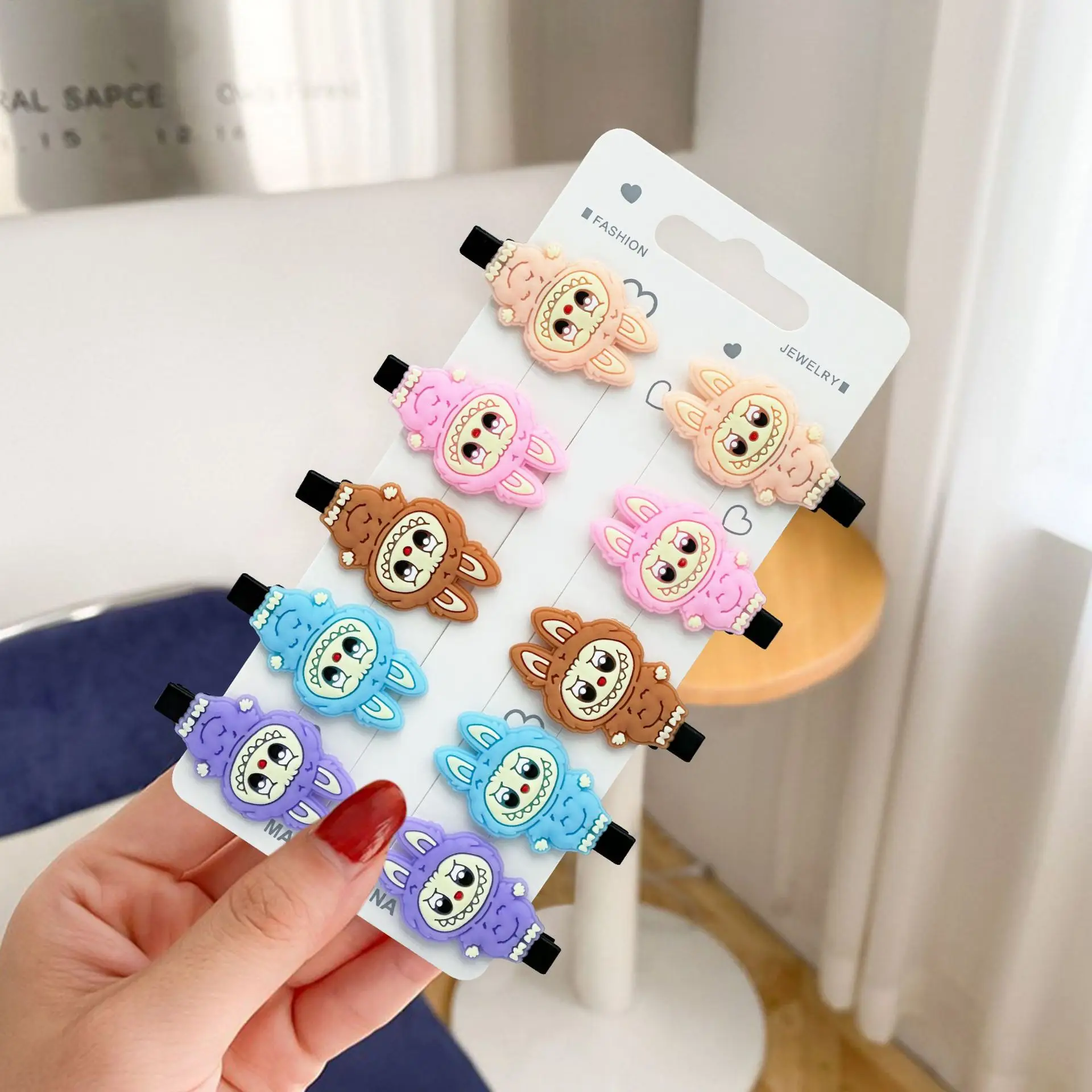 10-Piece Fruit Design Hairpins for Girls - Image 25