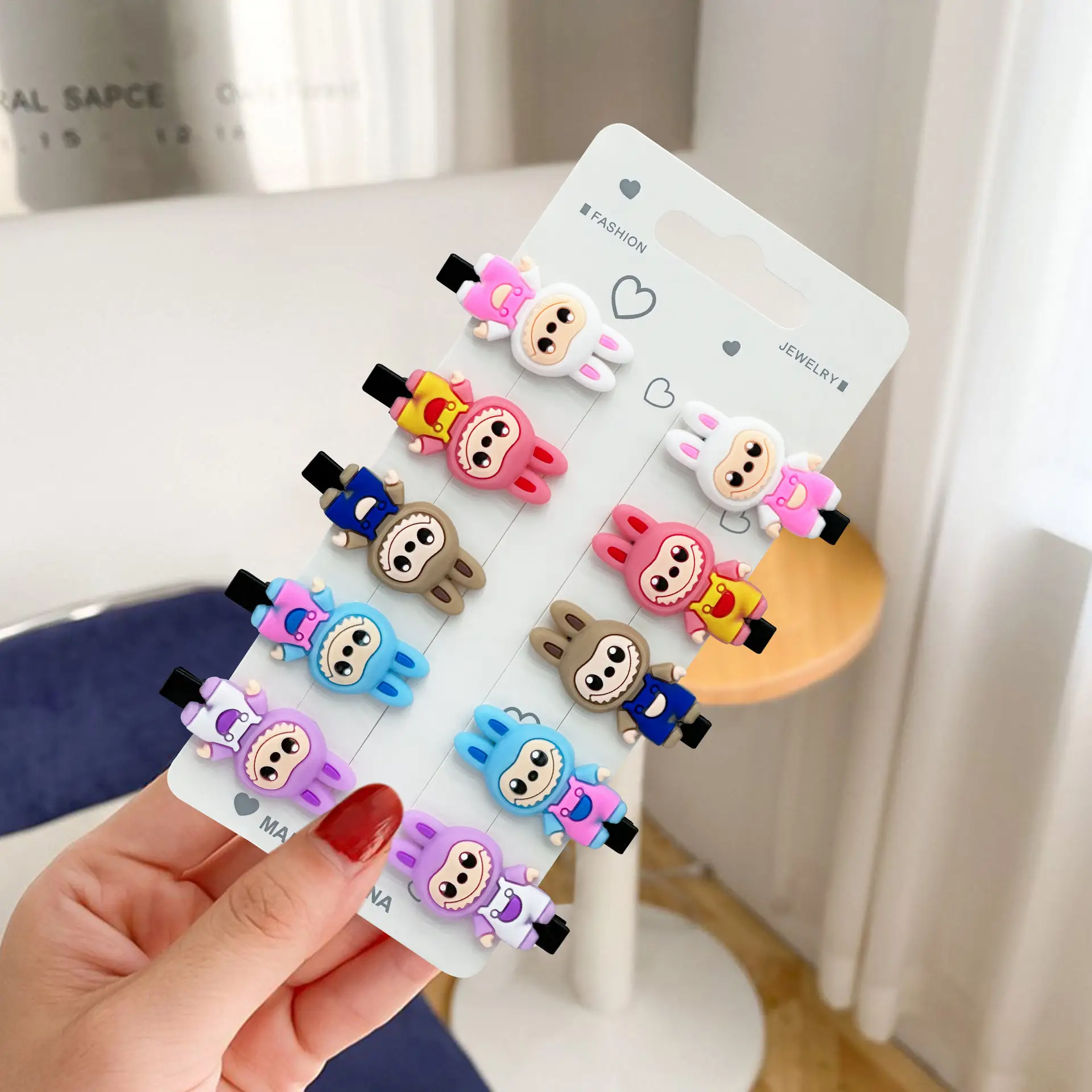 10-Piece Fruit Design Hairpins for Girls - Image 27