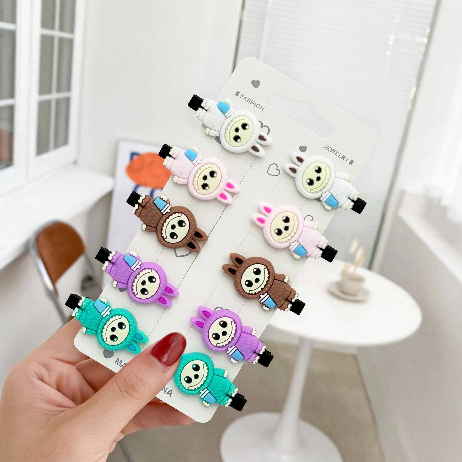 10-Piece Fruit Design Hairpins for Girls - Image 28