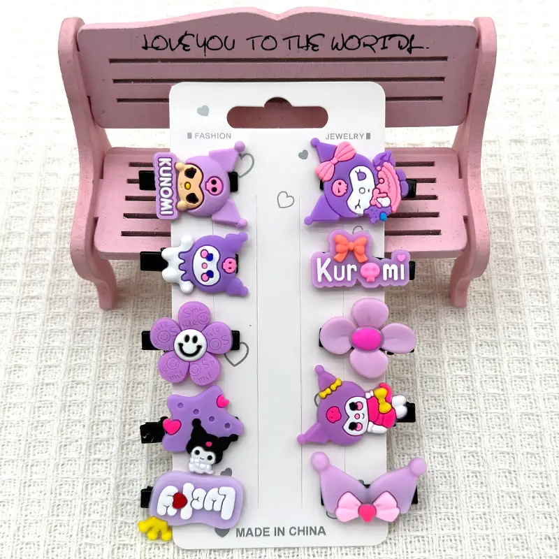 10-Piece Fruit Design Hairpins for Girls - Image 31