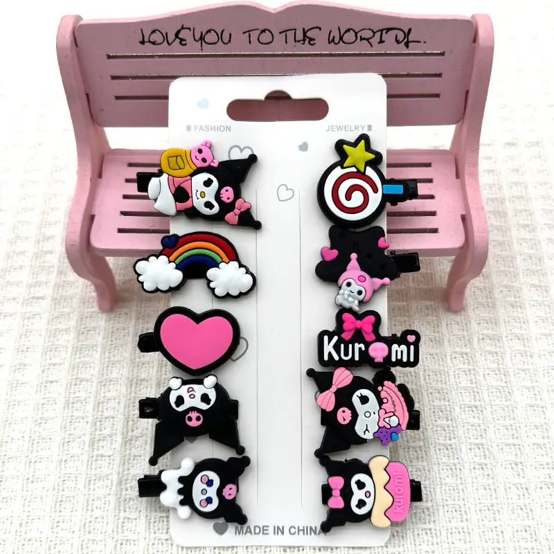 10-Piece Fruit Design Hairpins for Girls - Image 33