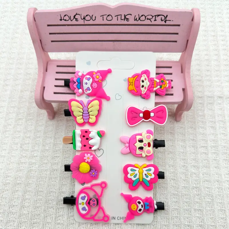 10-Piece Fruit Design Hairpins for Girls - Image 35