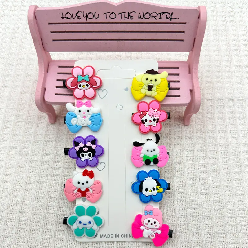 10-Piece Fruit Design Hairpins for Girls - Image 37