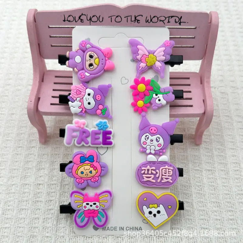 10-Piece Fruit Design Hairpins for Girls - Image 41