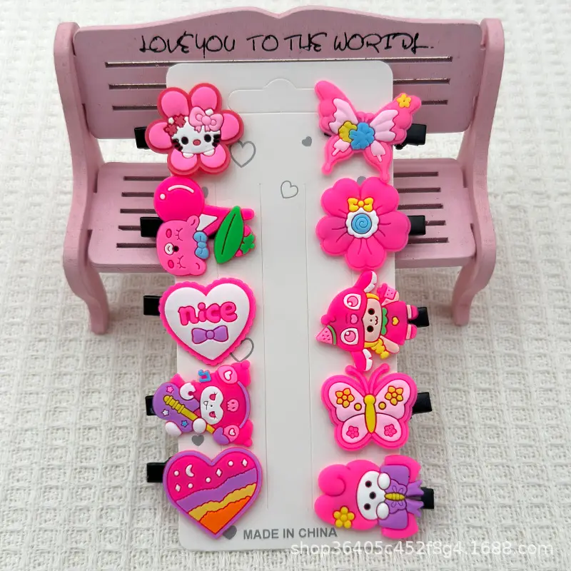10-Piece Fruit Design Hairpins for Girls - Image 44