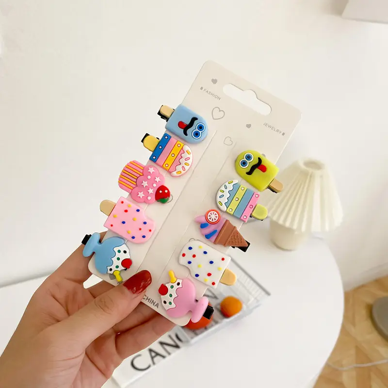 10-Piece Fruit Design Hairpins for Girls - Image 8