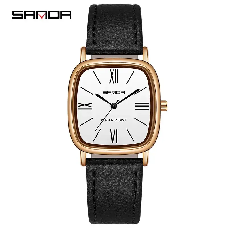 Sanda Women's Quartz Watch with Mesh Belt - Image 2
