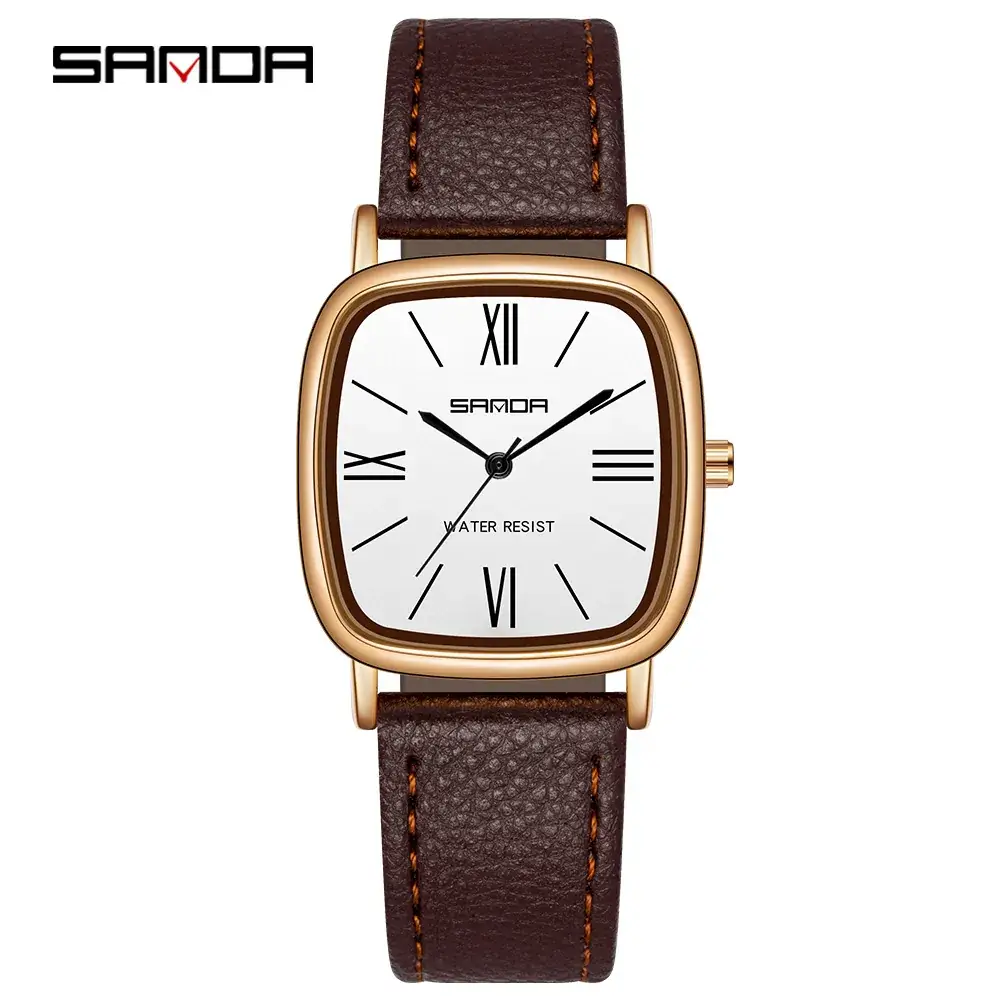 Sanda Women's Quartz Watch with Mesh Belt - Image 4