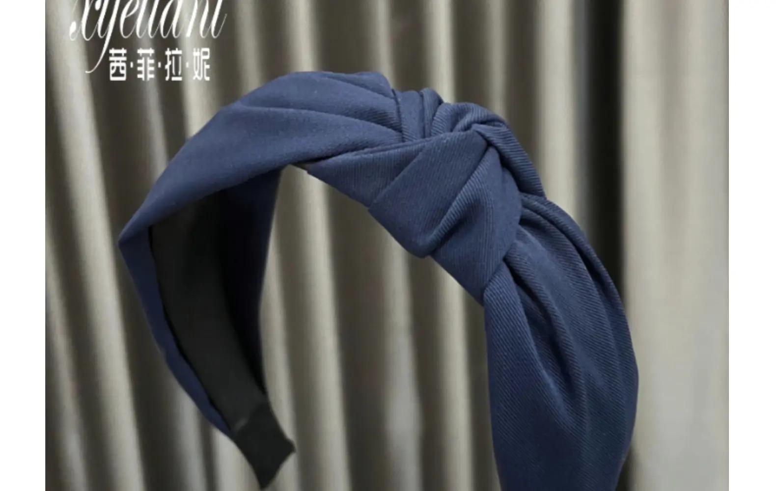 Pure Color Twill Hairband with Wide Edges, 6 Colors — feature 13