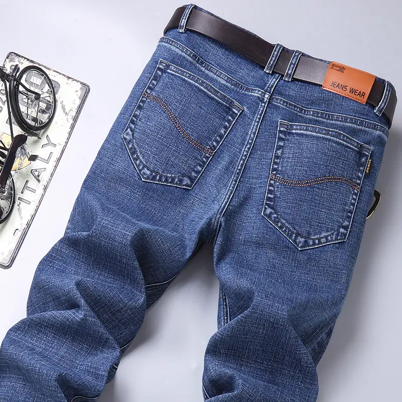 2021 Slim Fit Washed Jeans Men Large