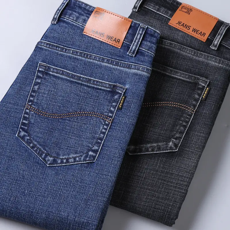 2021 Slim Fit Washed Jeans Men Large