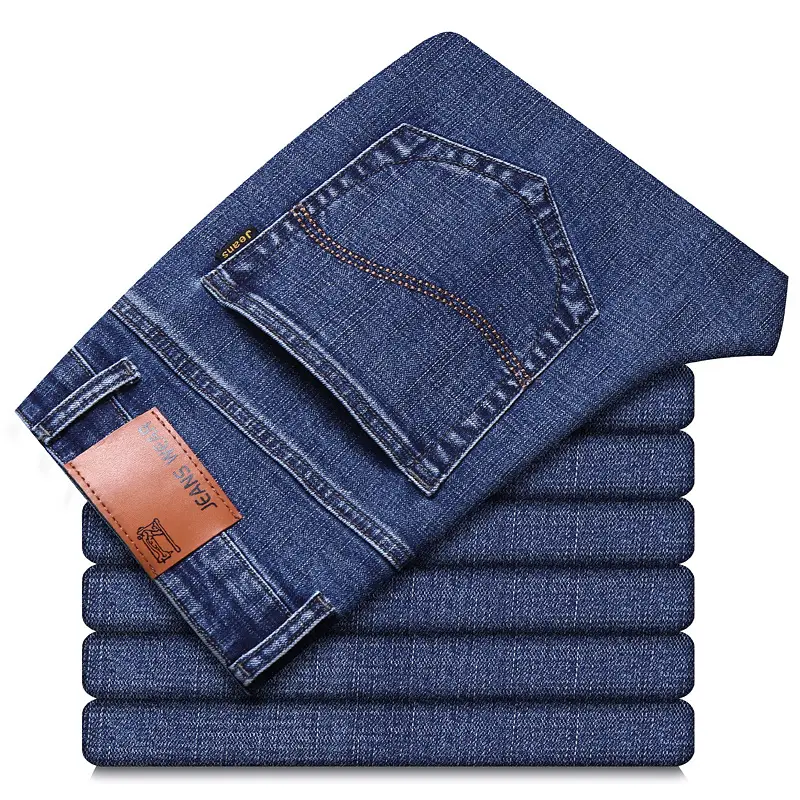 2021 Slim Fit Washed Jeans Men Large