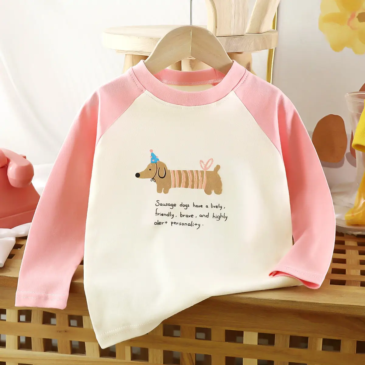 Kids Long Sleeve T-Shirt White Blue Cotton Knitwear 1Yr - Image 11